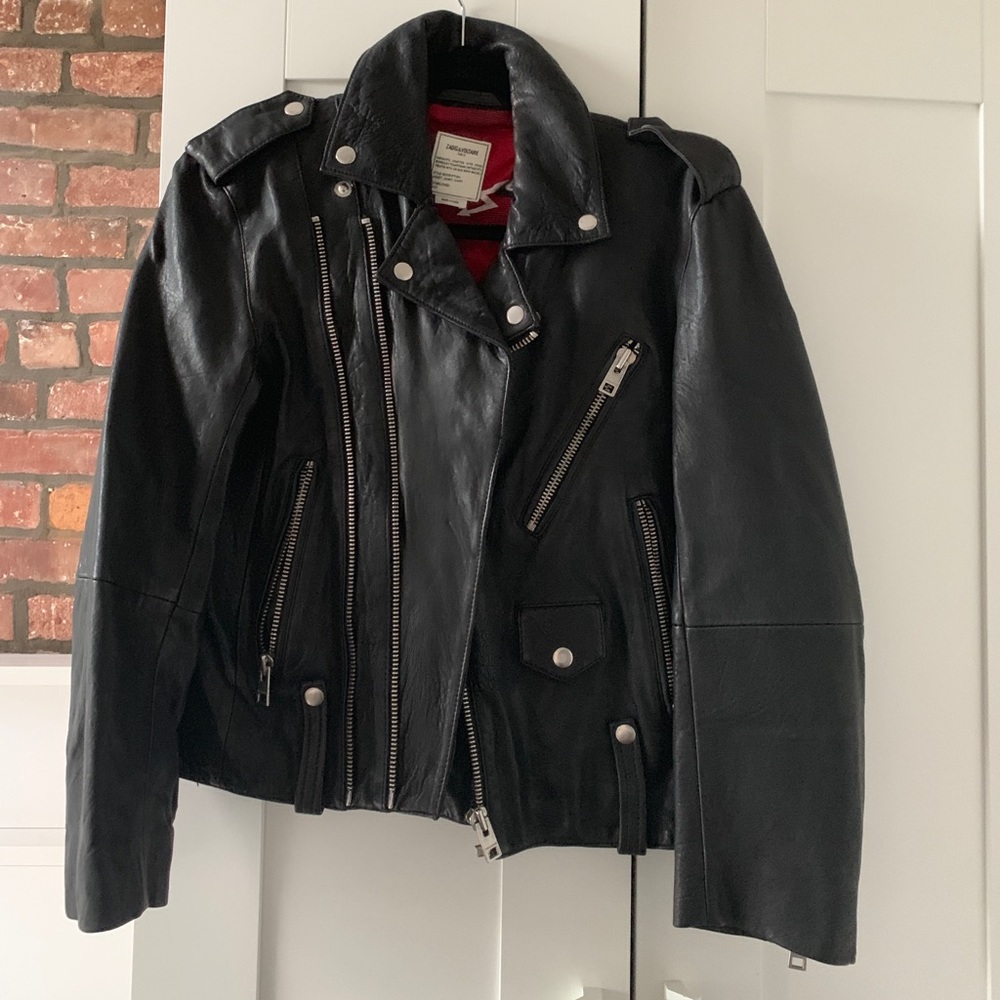 Zadig & Voltaire Black Leather Jacket